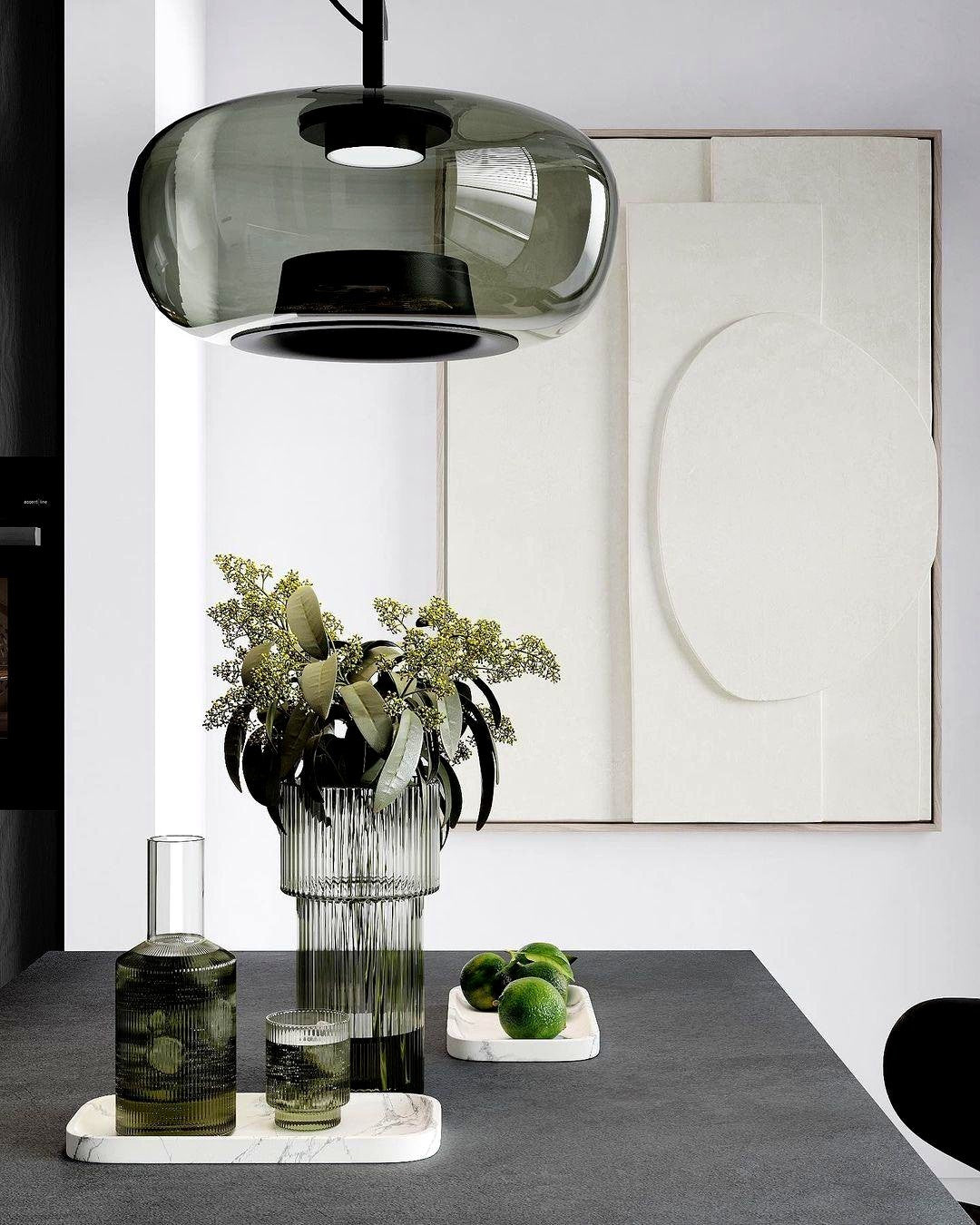 Vespeanre Lampe à suspension contemporaine