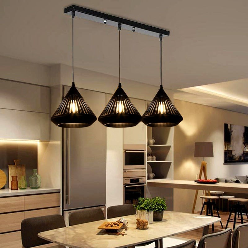 Lustre Minimaliste Moderne en Métal et Verre