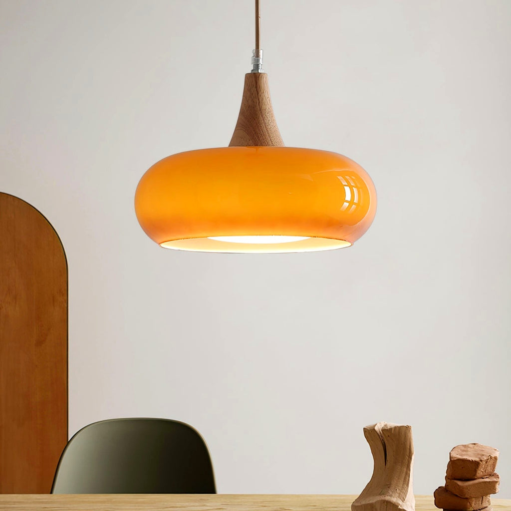 Suspension Bois 1/2/3 Lampes -