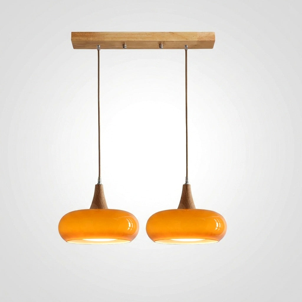 Suspension Bois 1/2/3 Lampes -