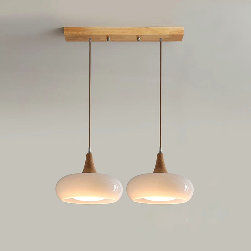 Suspension Bois 1/2/3 Lampes -