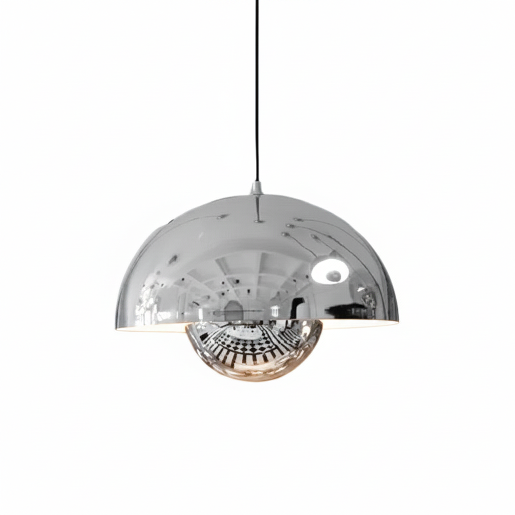 Zinra Suspension Ronde Moderne. Métal. Noir/Blanc/Rouge/Jaune