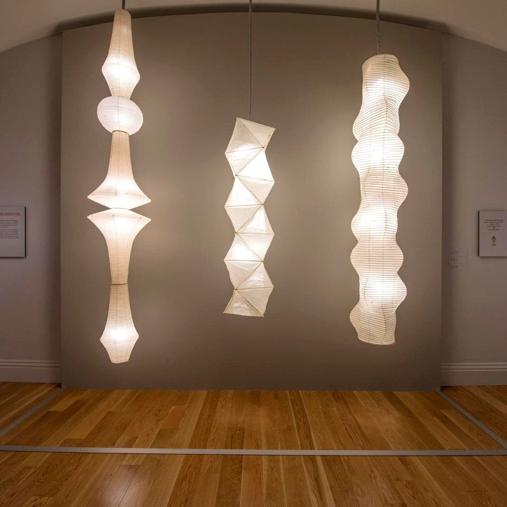 Lustra Suspension Luminaire Papier Washi E pour Salon