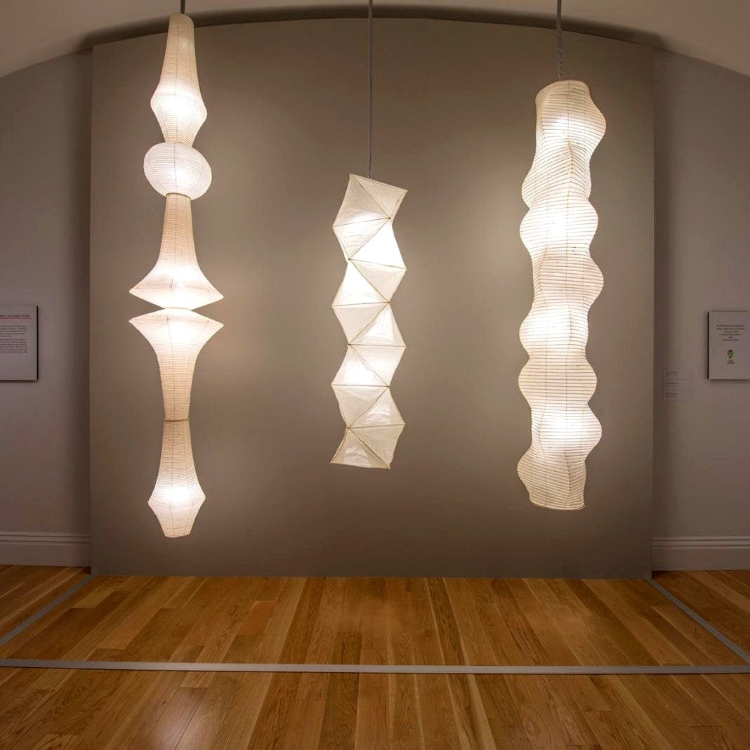 Lustra Suspension Luminaire Papier Washi E pour Salon