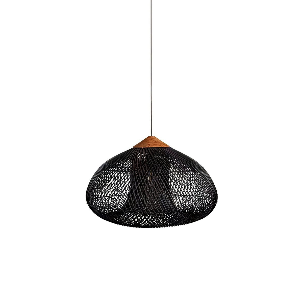 Evelyn Suspension en Rotin Tressé pour Salon