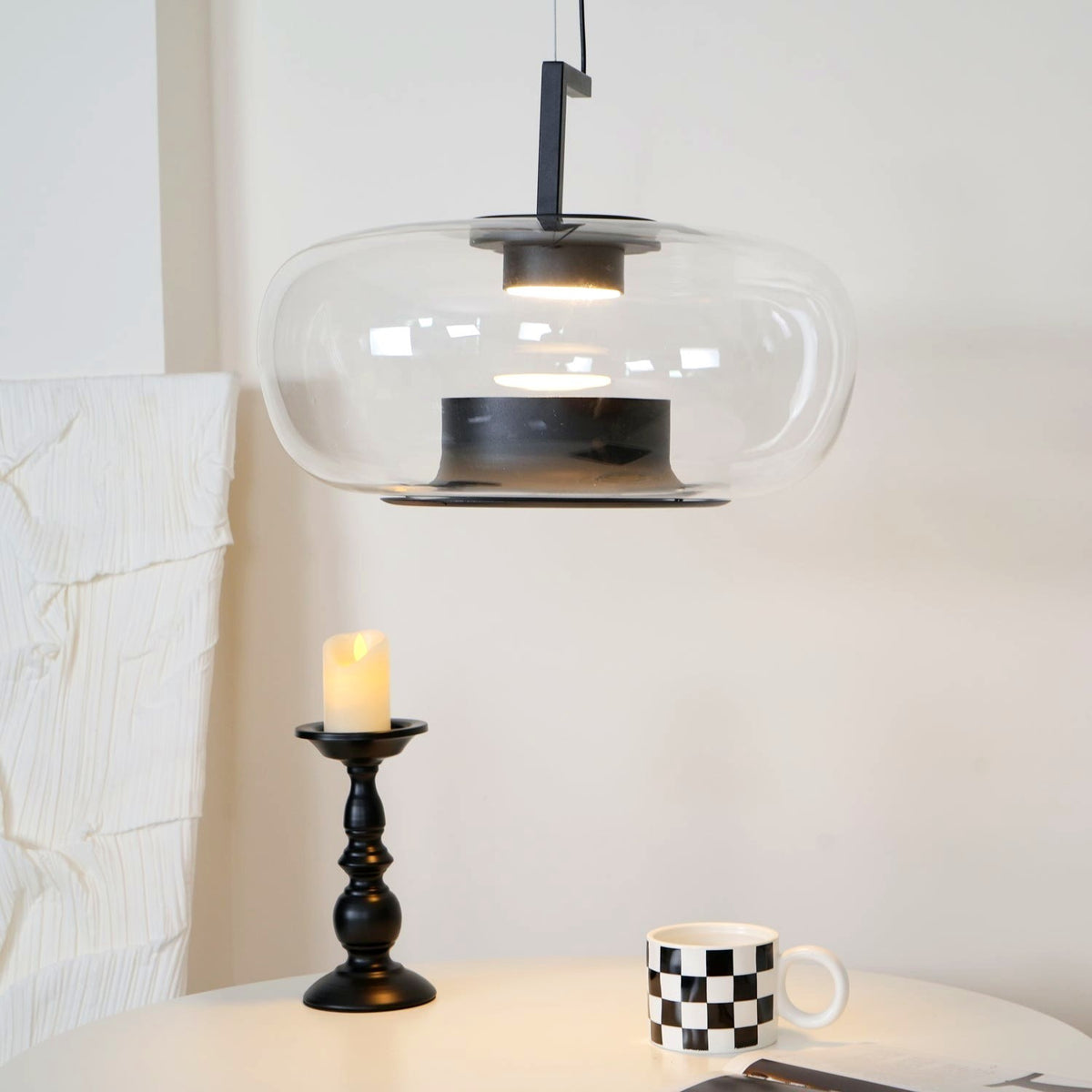 Vespeanre Lampe à suspension contemporaine