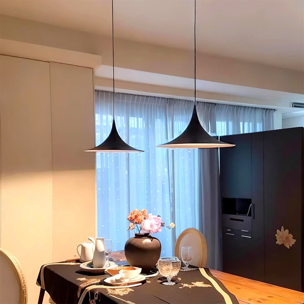 Solisin Suspension à col fin et large évasement pour salle à manger