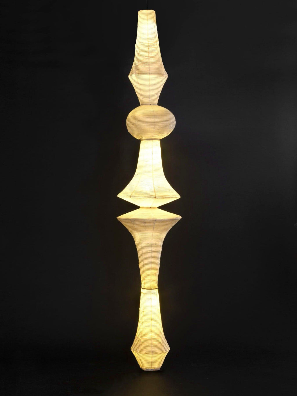 Lustra Suspension Luminaire Papier Washi E pour Salon