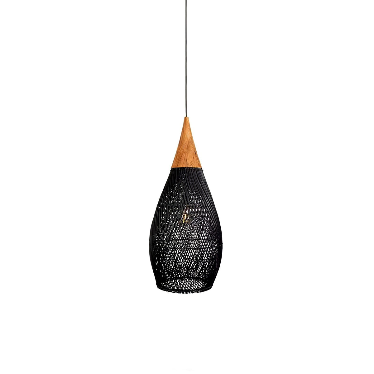 Evelyn Suspension en Rotin Tressé pour Salon