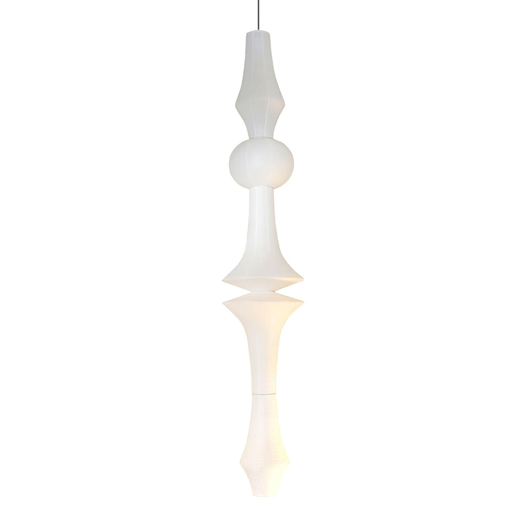 Lustra Suspension Luminaire Papier Washi E pour Salon