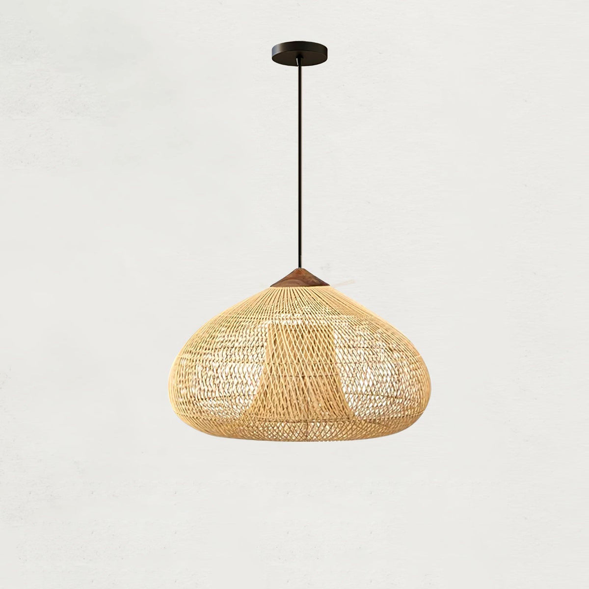 Evelyn Suspension en Rotin Tressé pour Salon