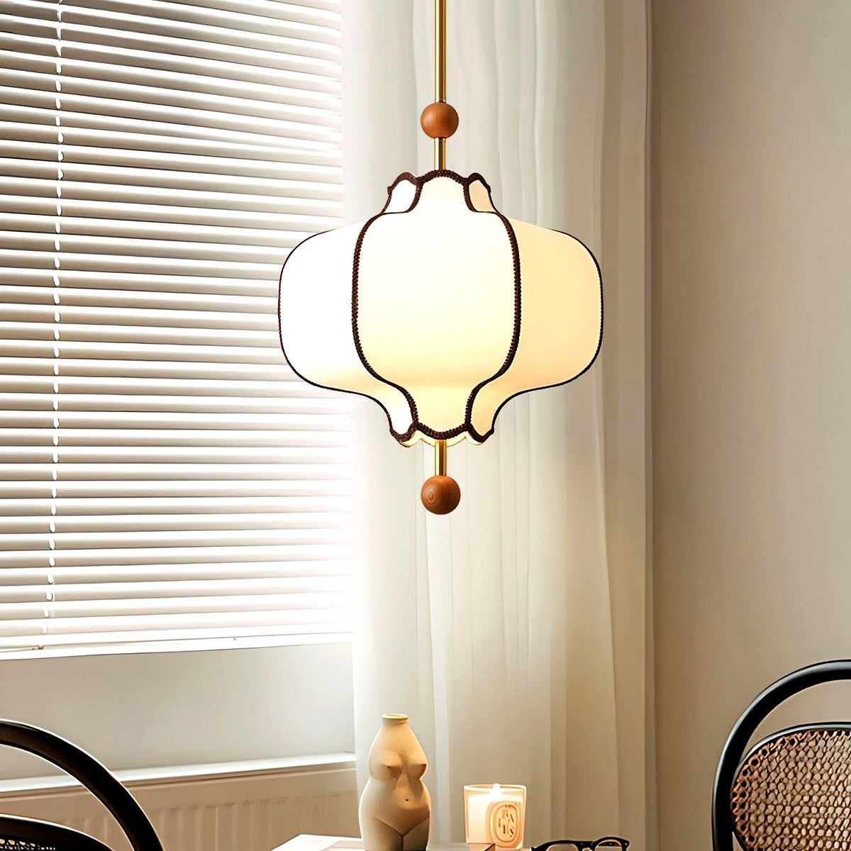 Aura Suspension lanterne en Tissu