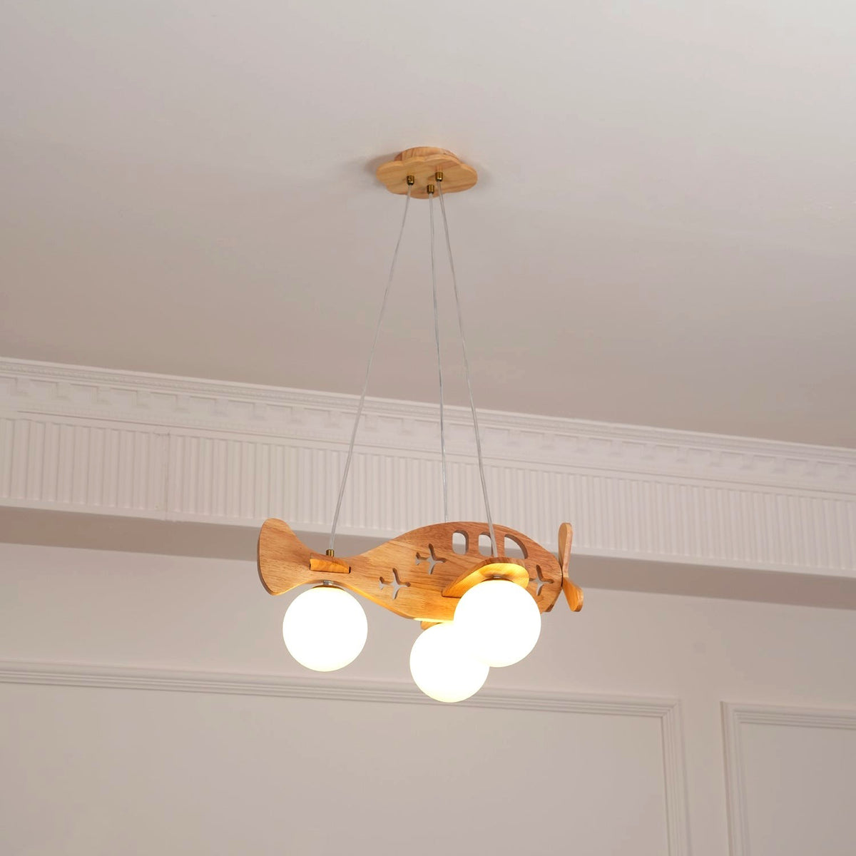 Virelith Suspension Artistique en Bois