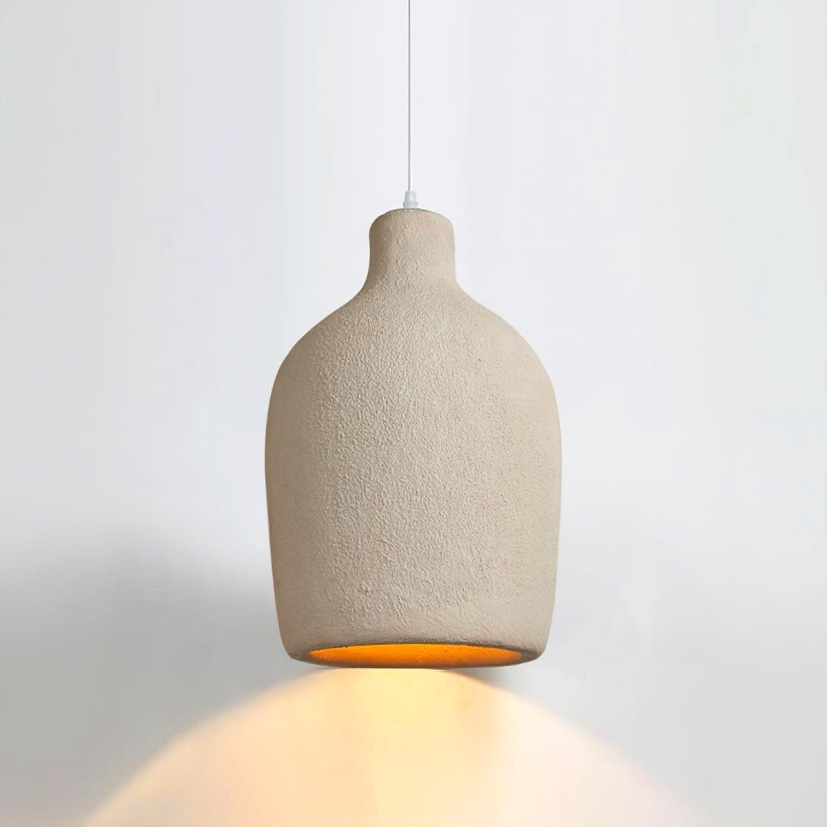 Suspension Beige Minimaliste en Polystyrène