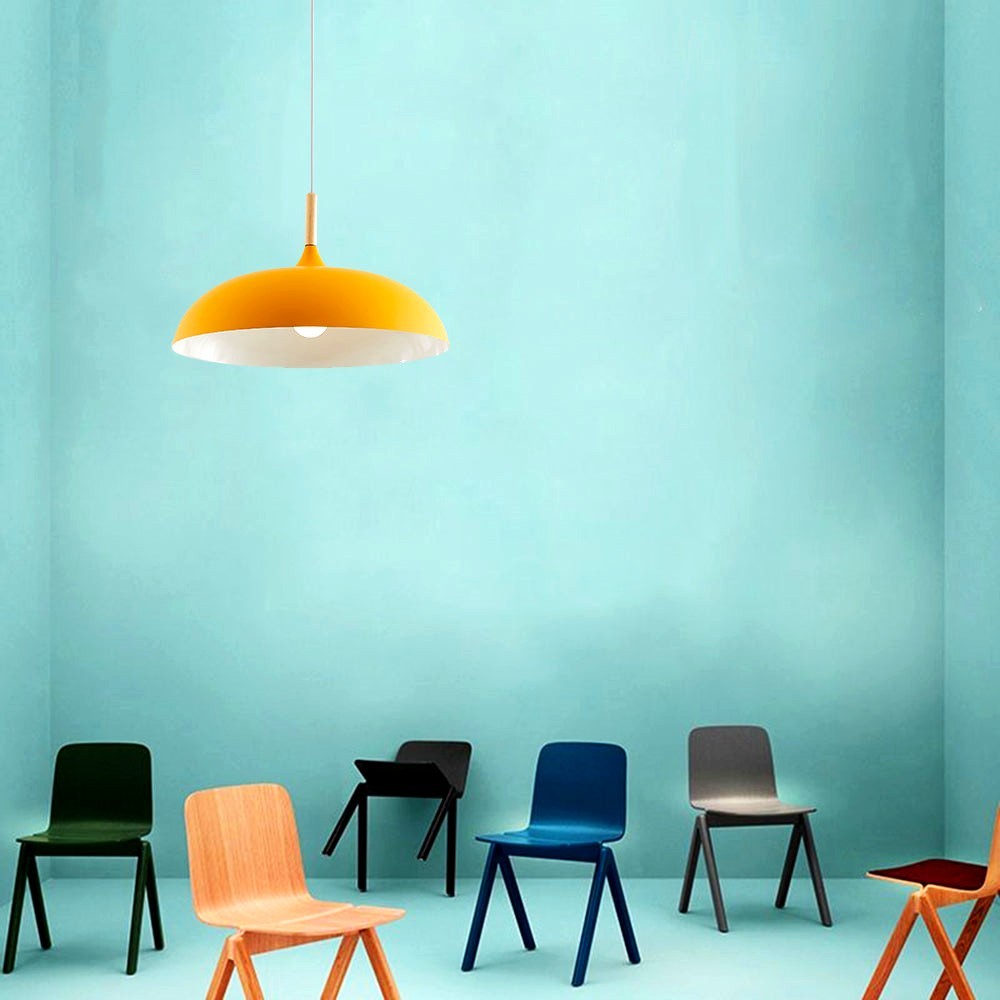 Arisha Minimaliste LED Suspension Noir/Blanc/Bleu/ Métal Chambre à coucher