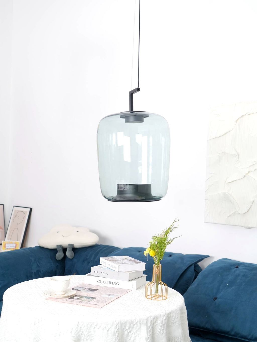 Vespeanre Lampe à suspension contemporaine