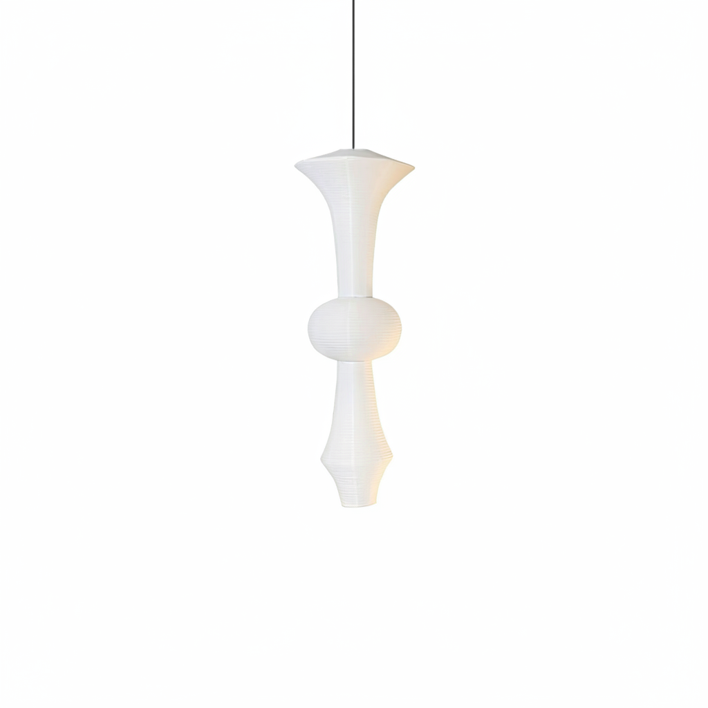 Lustra Suspension Luminaire Papier Washi E pour Salon