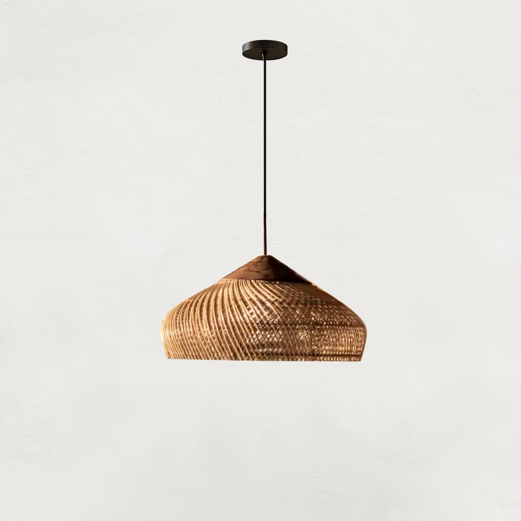 Evelyn Suspension en Rotin Tressé pour Salon