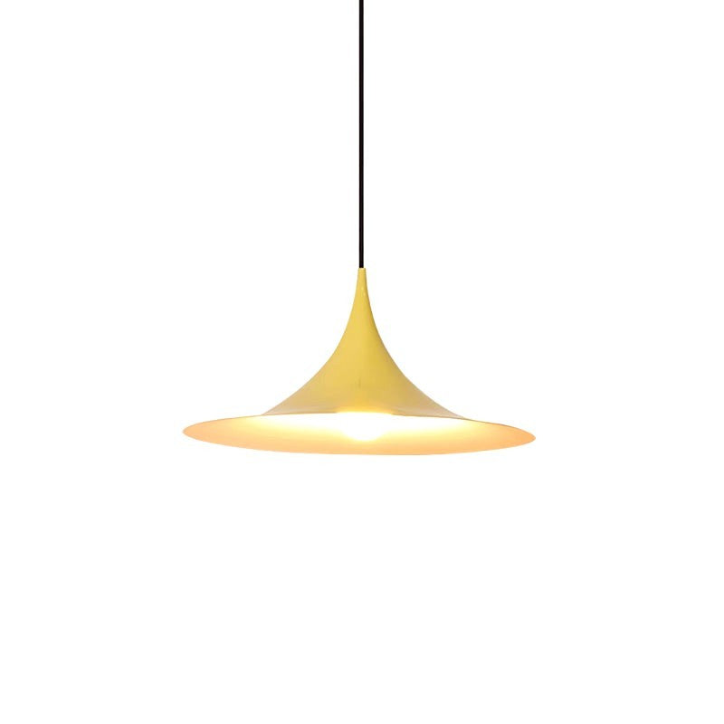 Suspension Col Fin et Large Évasement en Aluminium Contemporain