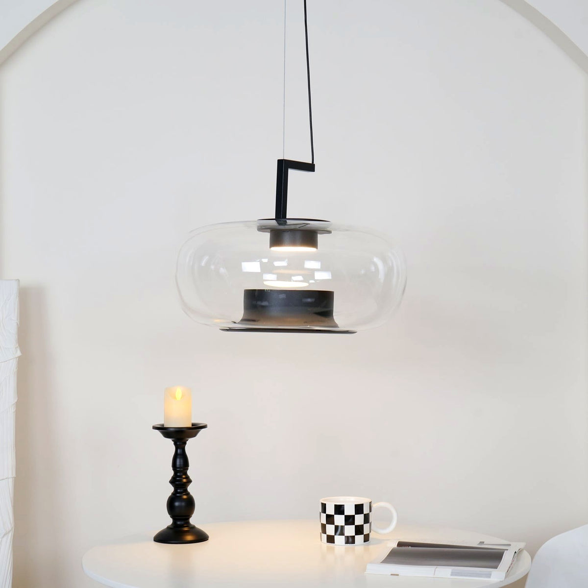 Vespeanre Lampe à suspension contemporaine