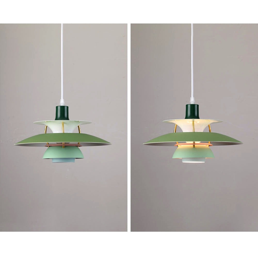 Suspension Macaron avec Abat-Jour. 15 Coloris -