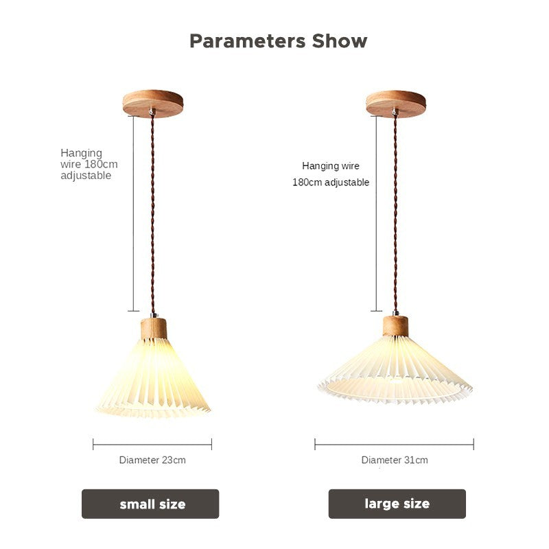 Ritta Suspension Cluster, Plissé 4 Styles