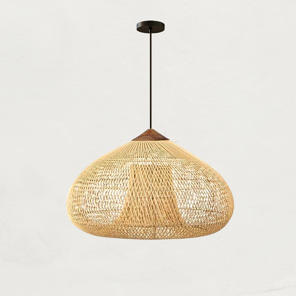 Evelyn Suspension en Rotin Tressé pour Salon