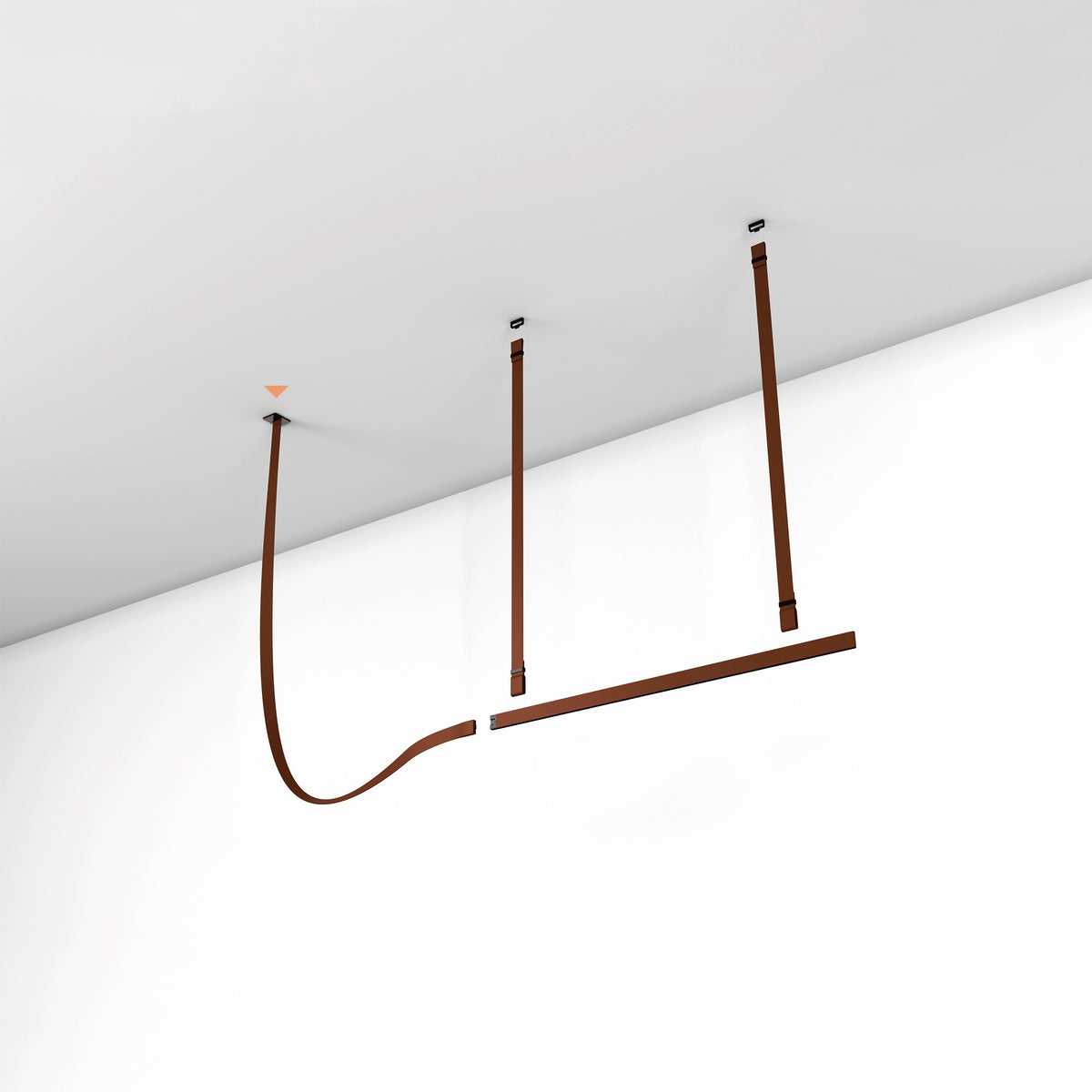Arcadia Suspension Moderne en Cuir