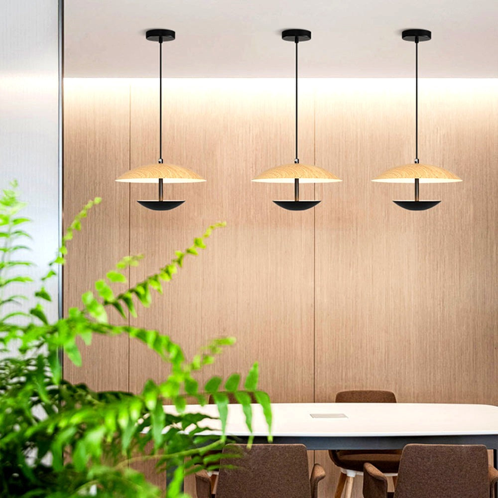 Zephy Suspension Dôme Traditionnelle. Bois/Marron. Salon/Salle à Manger Image
