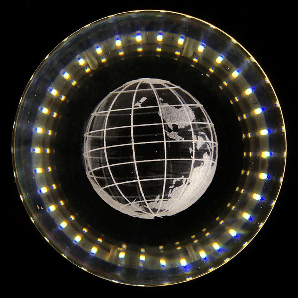 Arisha Luminaires Suspensions Ronde Moderne LED Métal/Cristal Doré Salon