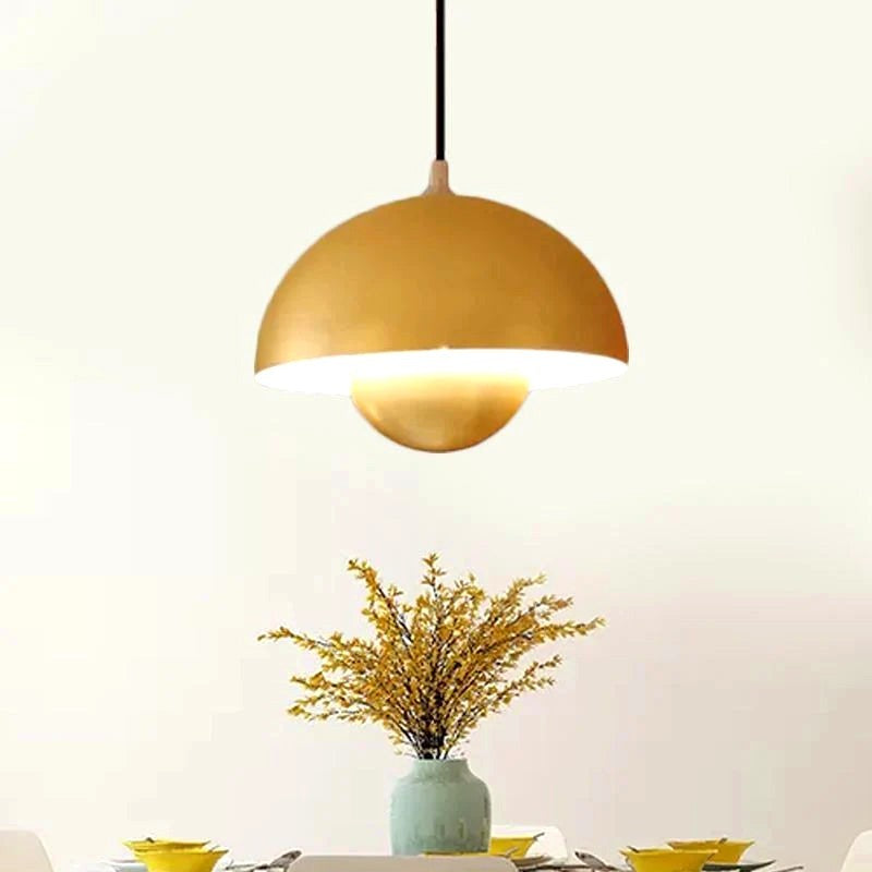 Suspension Ronde en Métal Design Moderne