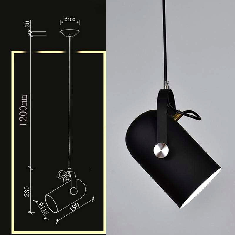Lexor Luminaires Suspension Rglable Angle Minimaliste