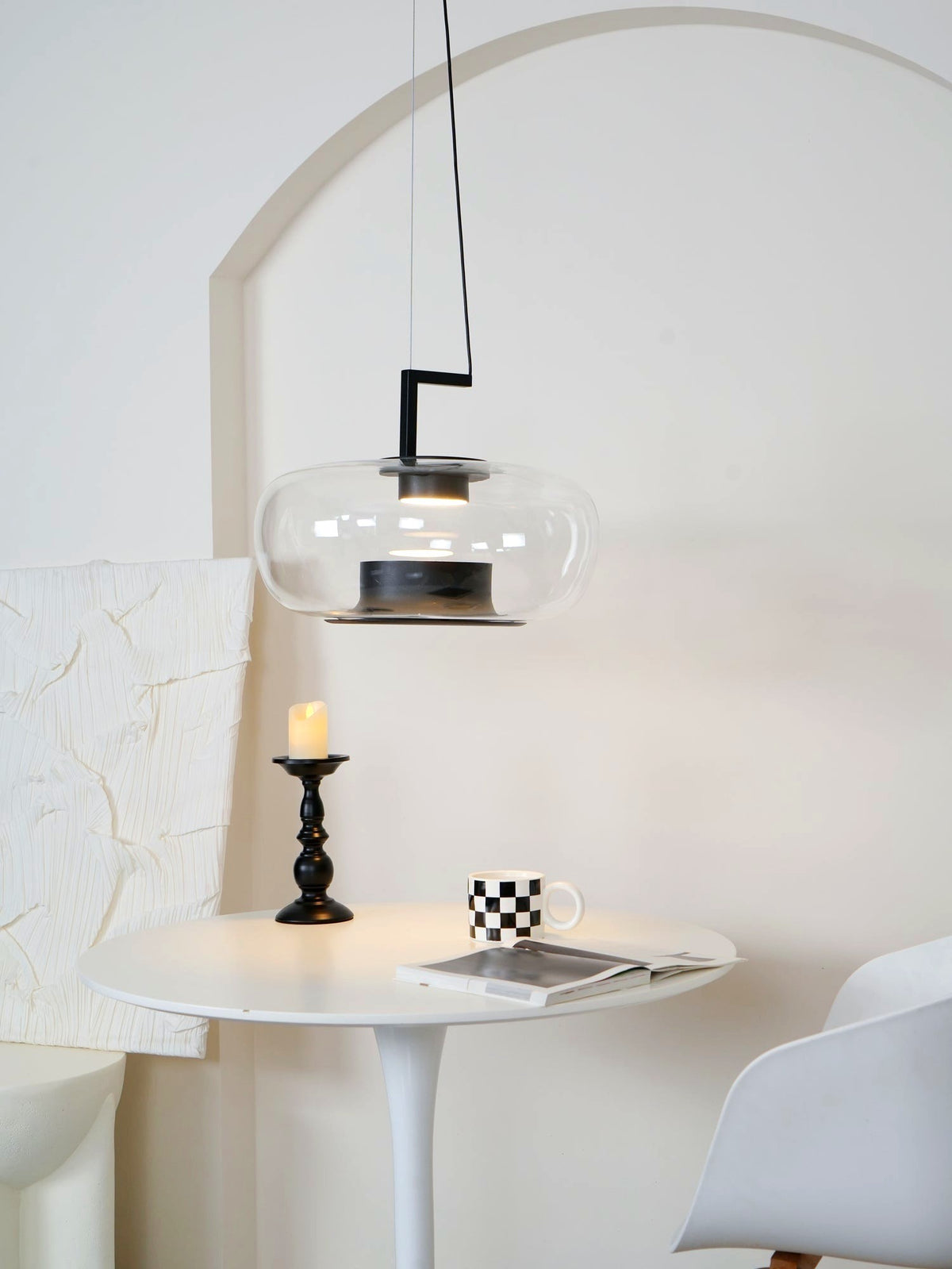 Vespeanre Lampe à suspension contemporaine