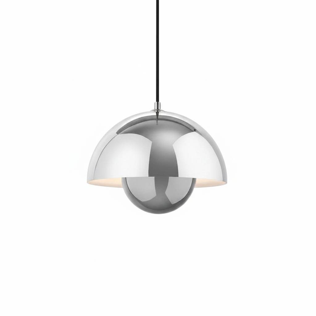 Zinra Suspension Ronde Moderne. Métal. Noir/Blanc/Rouge/Jaune