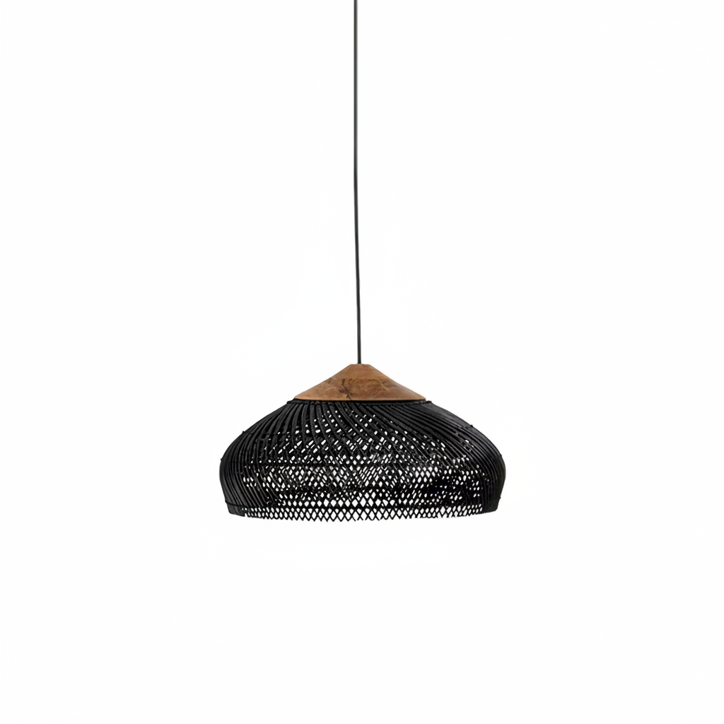 Evelyn Suspension en Rotin Tressé pour Salon