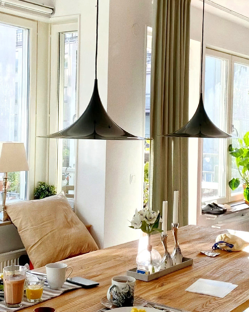Solisin Suspension à col fin et large évasement pour salle à manger