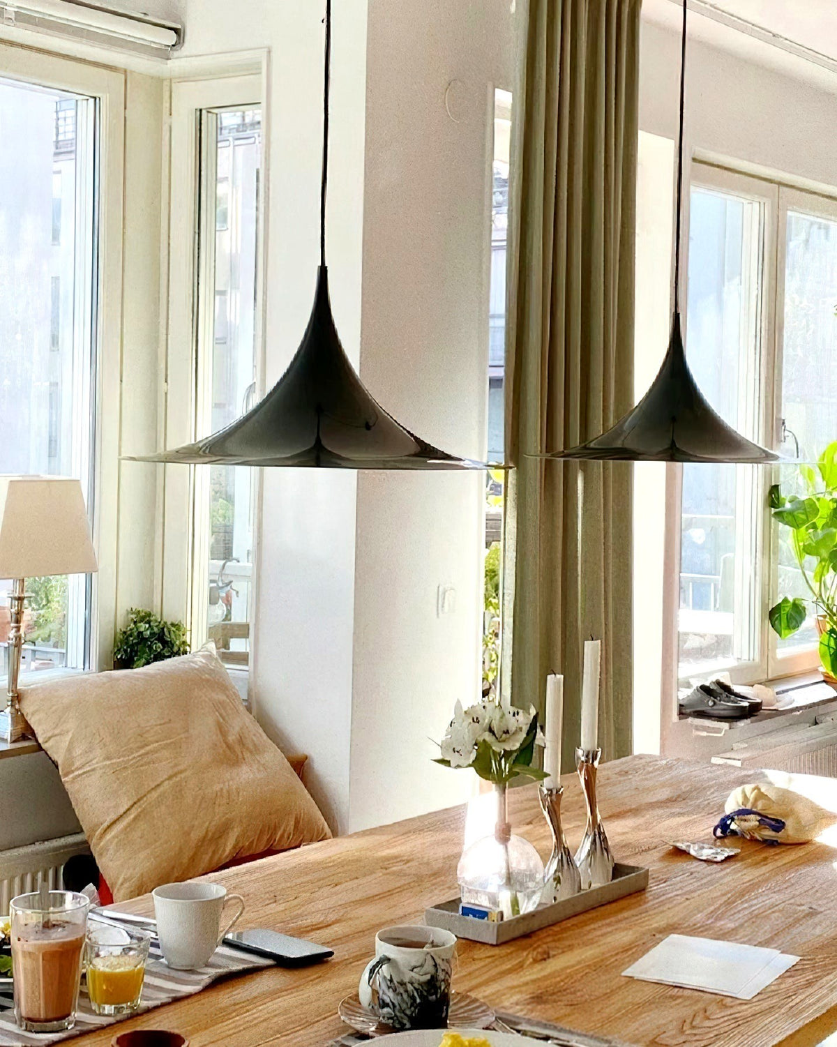 Solisin Suspension à col fin et large évasement pour salle à manger