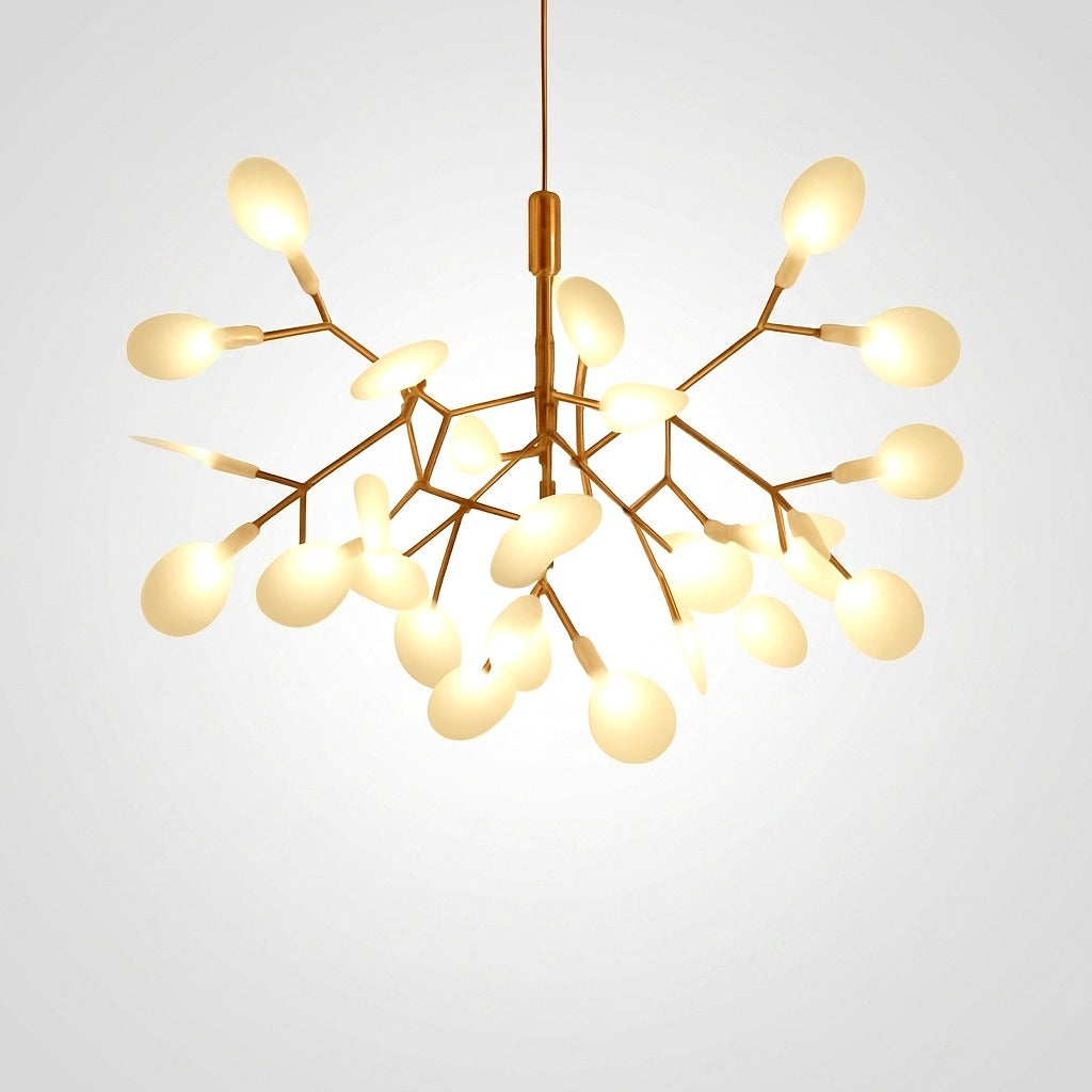 Suspension LED Arbre Lumineux Cuivré ou Noir - vue alternative