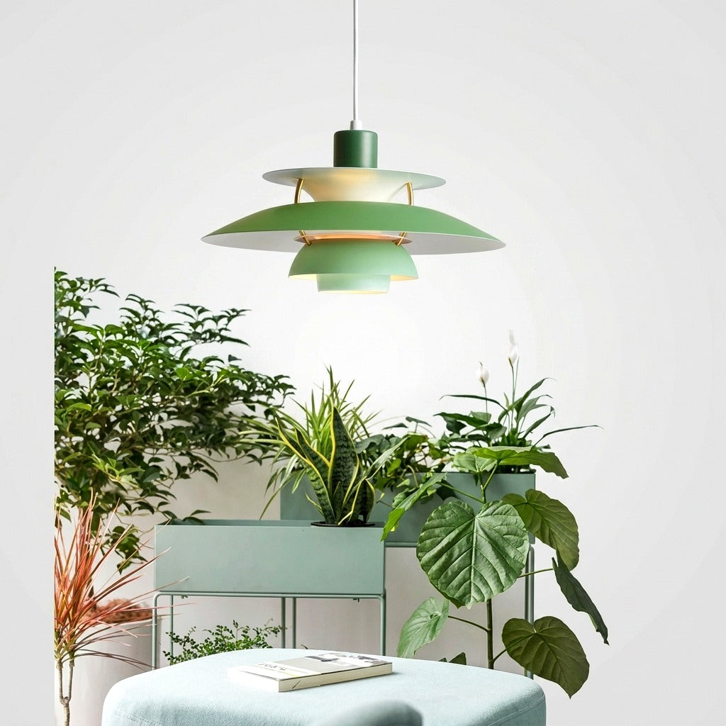 Suspension Macaron avec Abat-Jour. 15 Coloris -