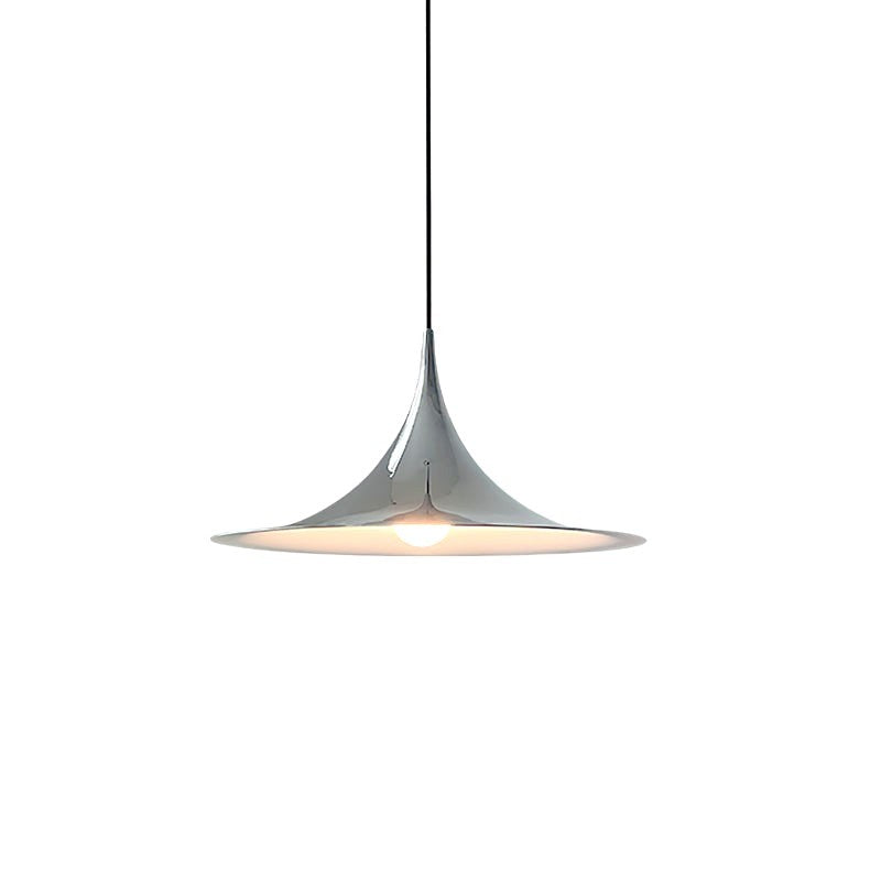 Suspension Col Fin et Large Évasement en Aluminium Contemporain