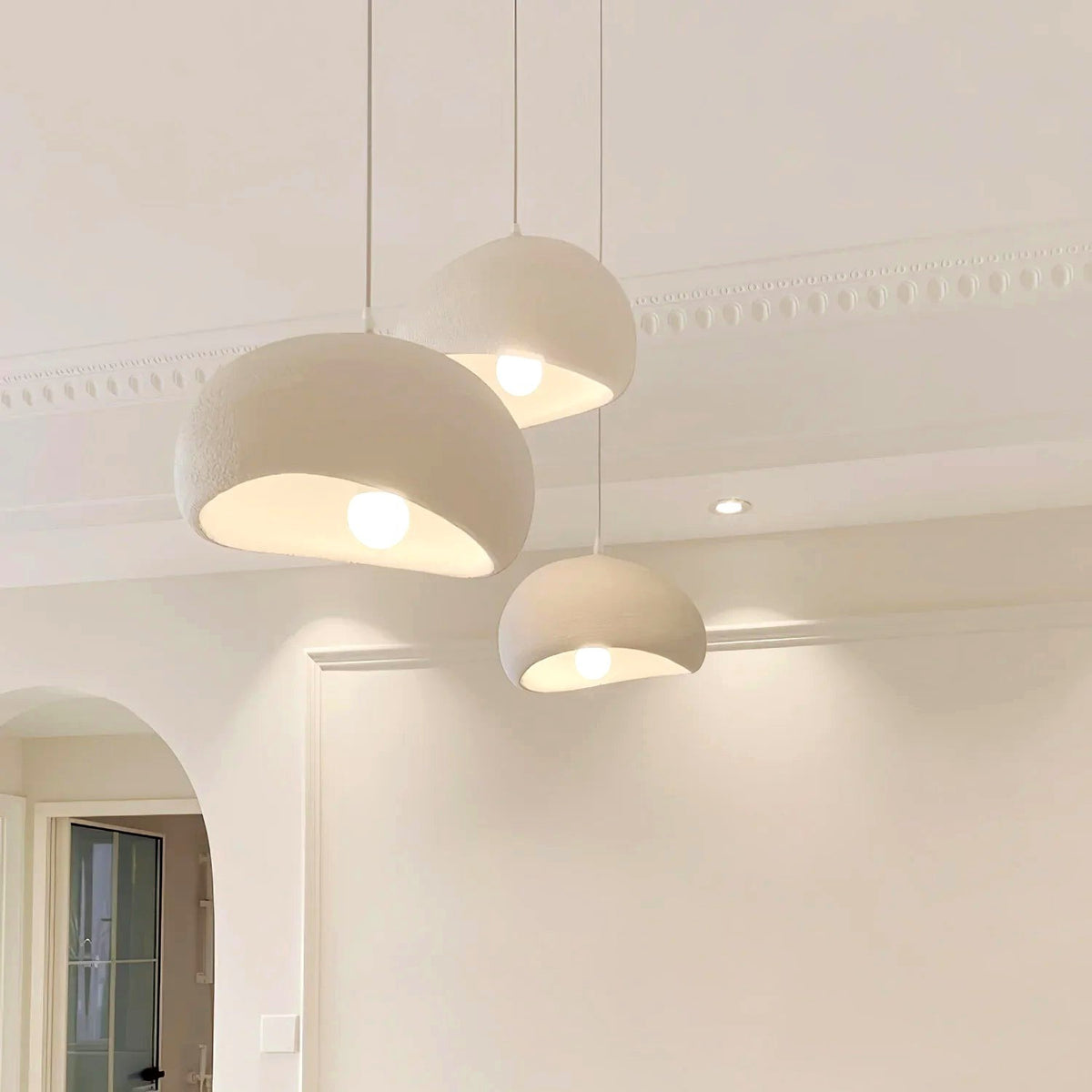 Kryo Suspension Nuage Nordique Gris/Blanc/Bleu Salon