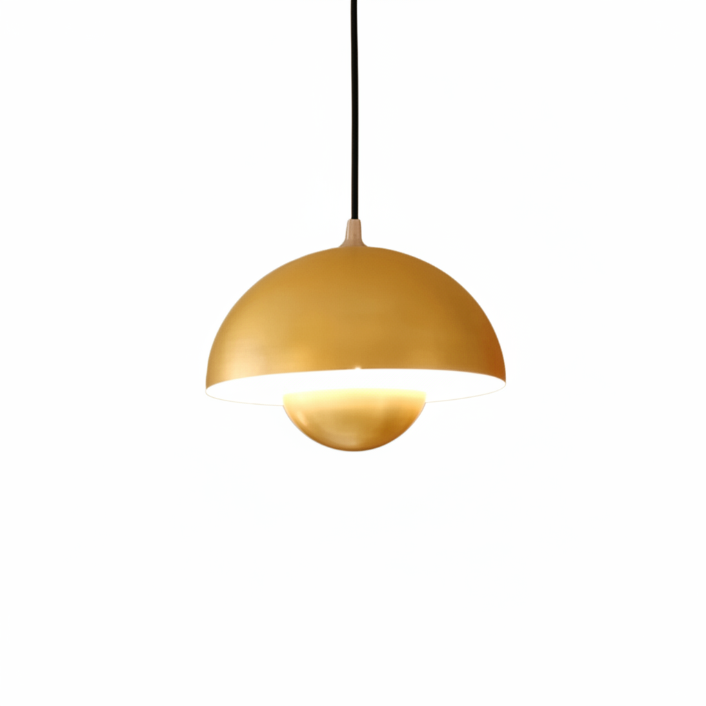 Zinra Suspension Ronde Moderne. Métal. Noir/Blanc/Rouge/Jaune