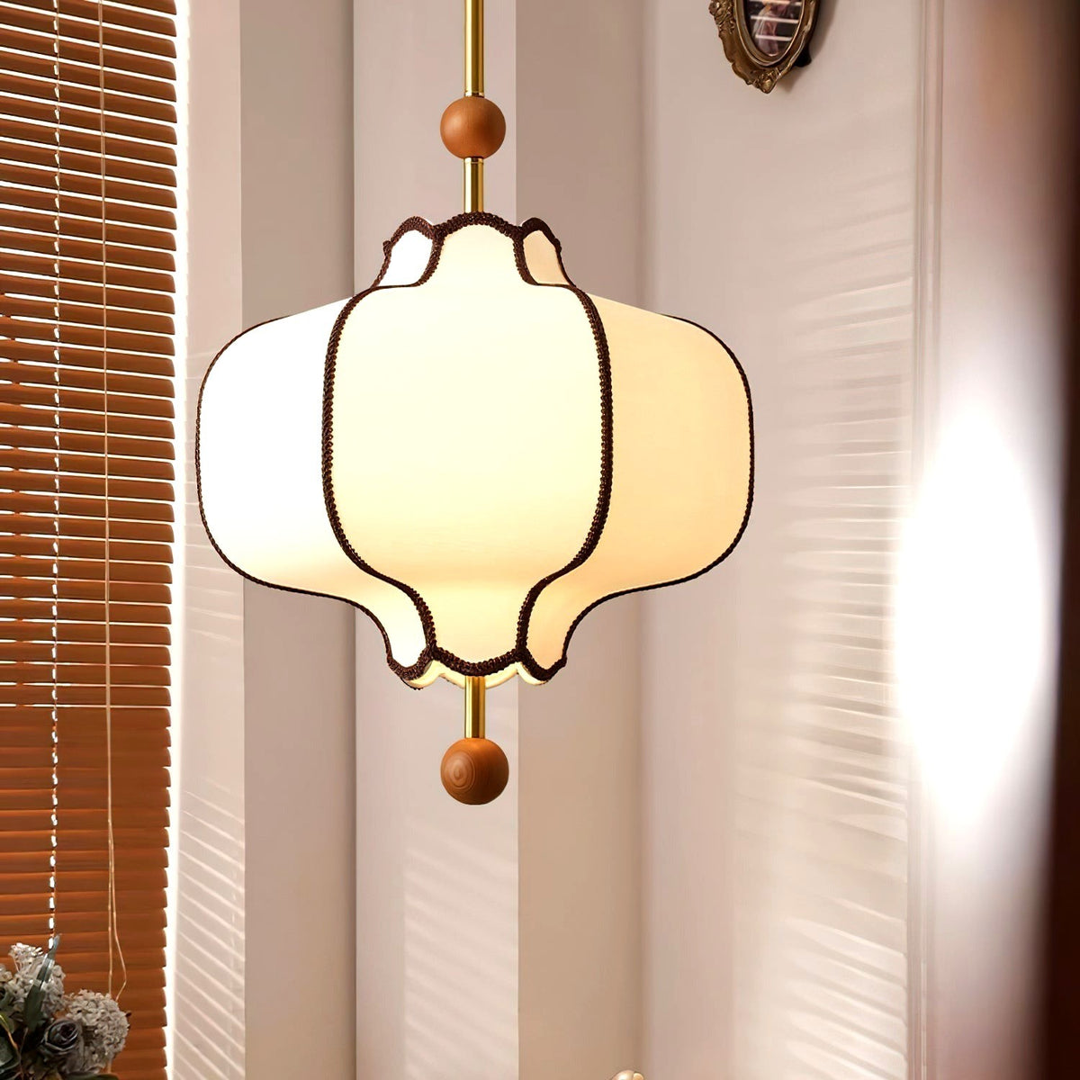 Aura Suspension lanterne en Tissu
