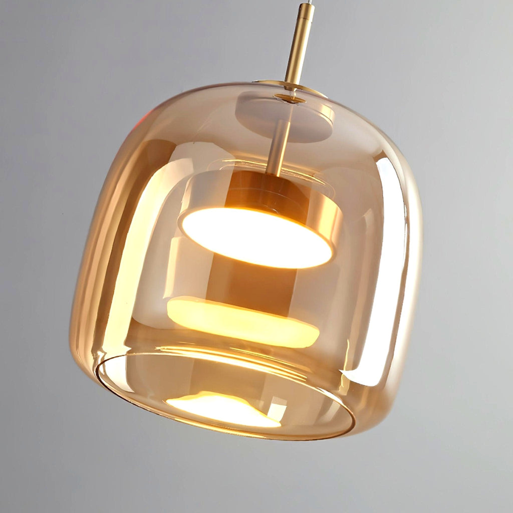 Obsidian Suspension en Verre Moderne