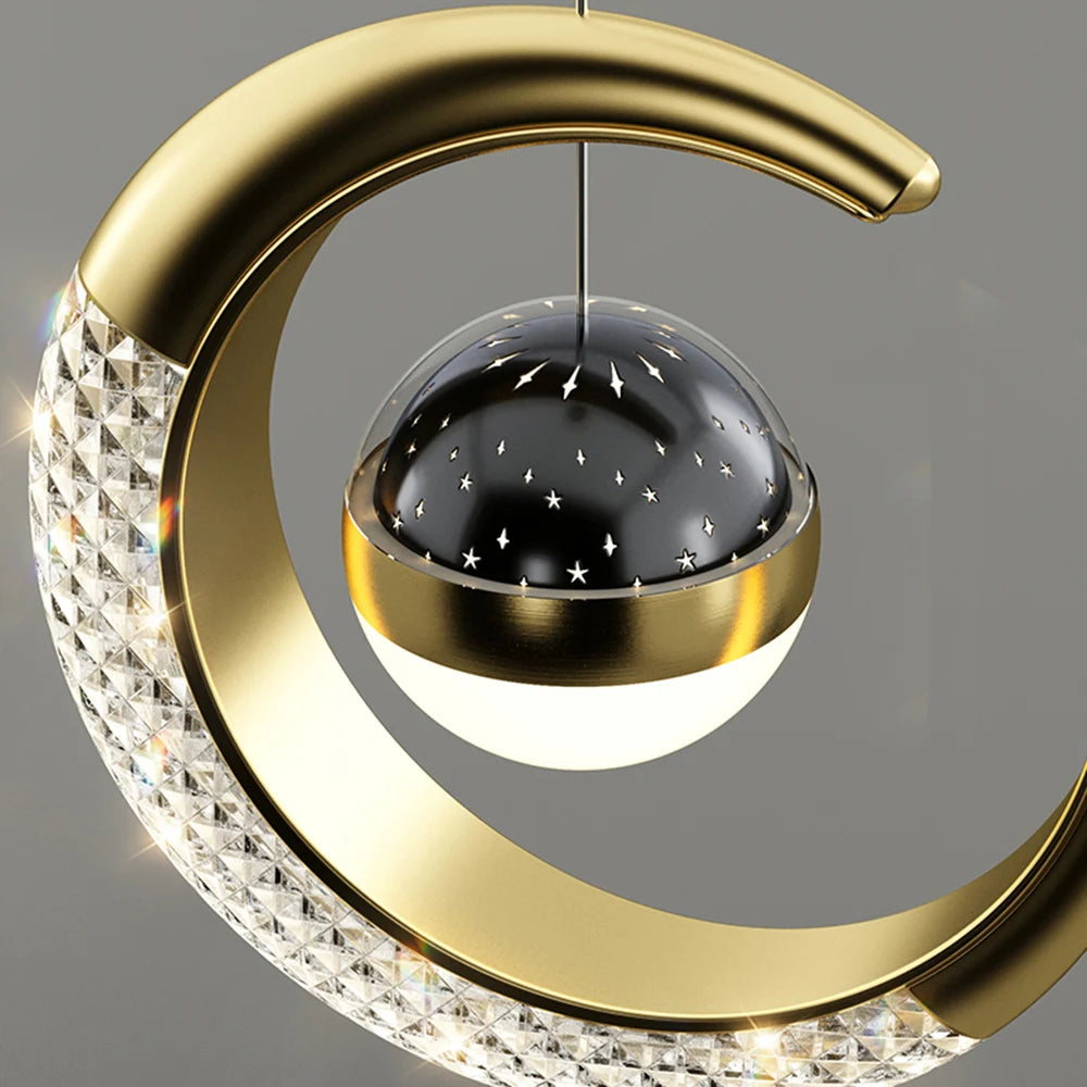 Suspension étoile avec projecteur pour enfant