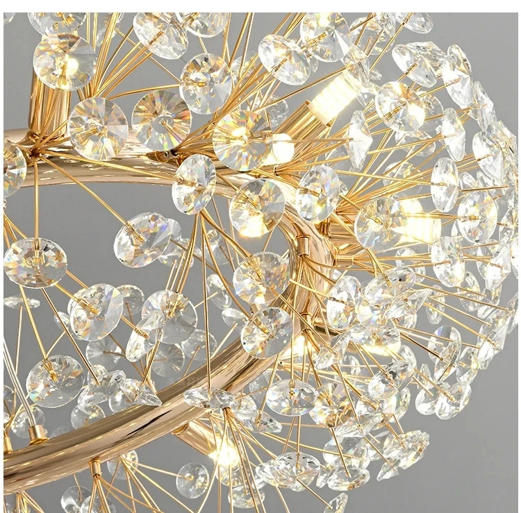 Suspension en cristal design contemporain