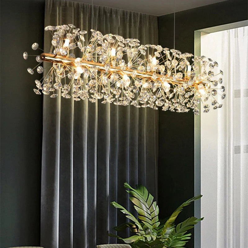 Suspension en cristal design contemporain