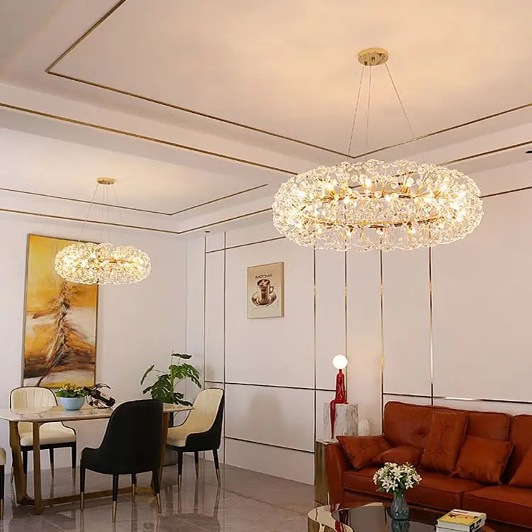 Suspension en cristal design contemporain