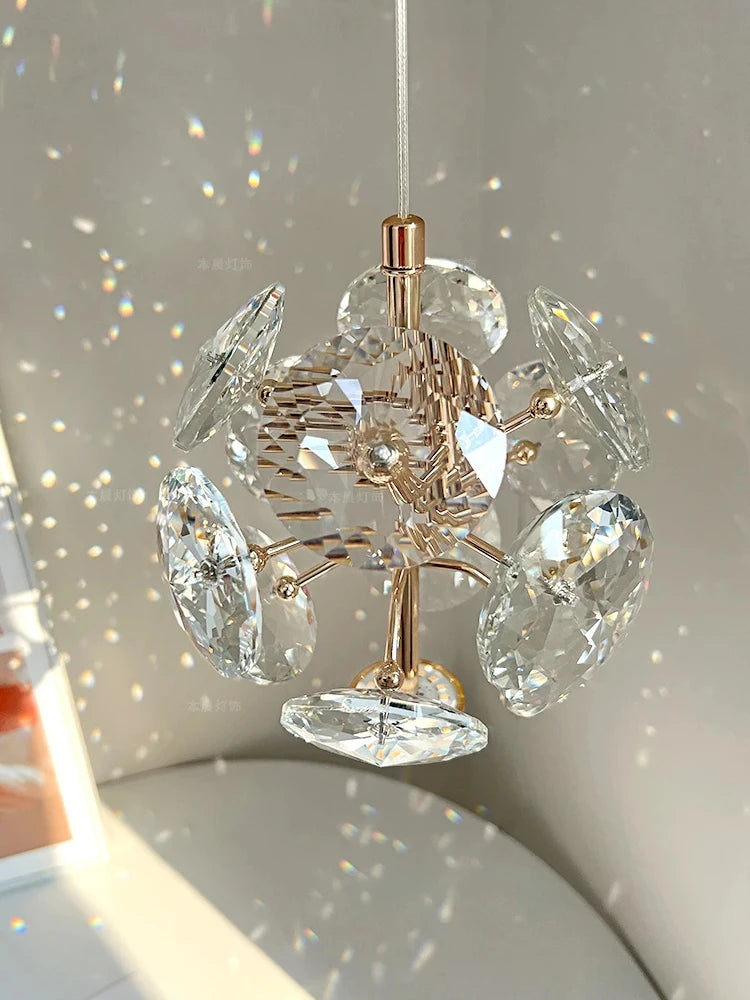 Suspension boule en métal design moderne