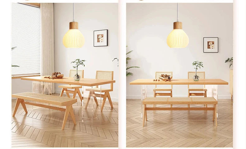 Suspension en bois design scandinave